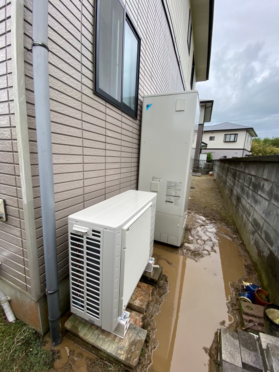 茨城県北茨城市華川町エコキュート交換工事M様